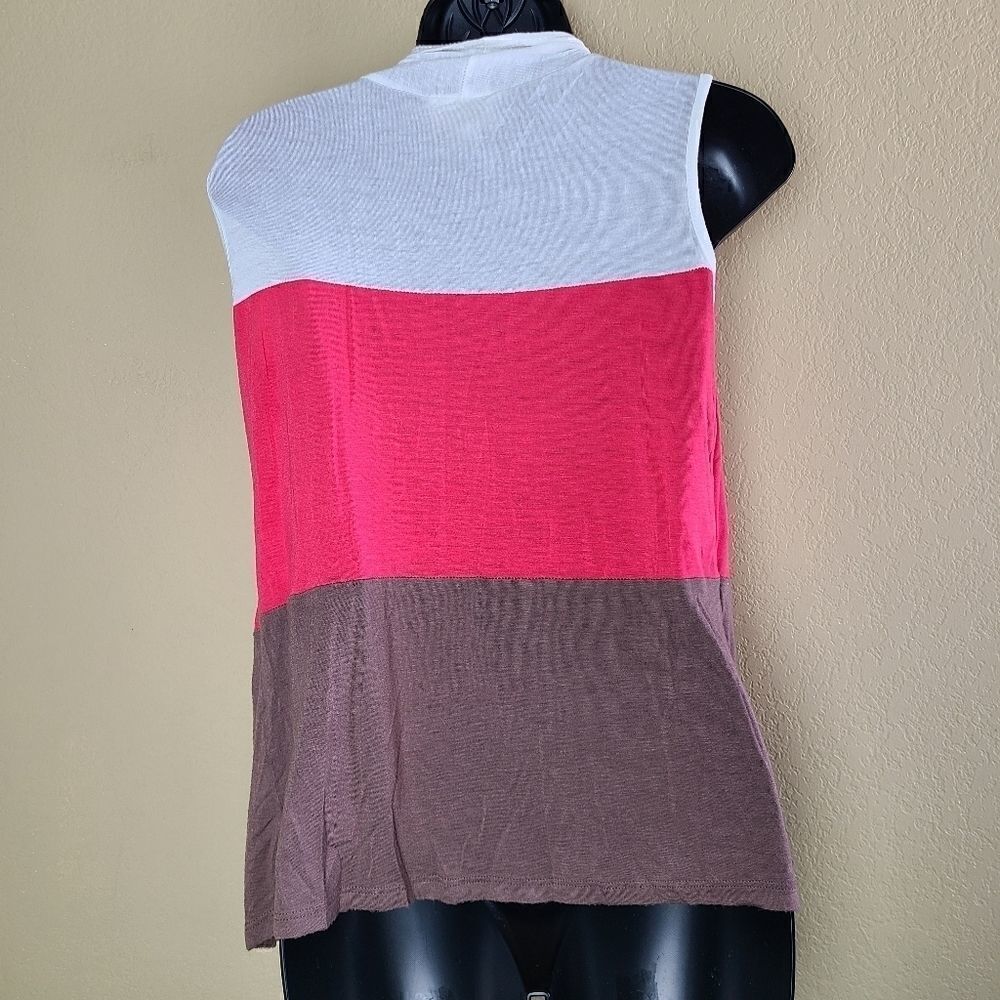 Lavish Color Block Cardigan Top - Picture 5 of 8